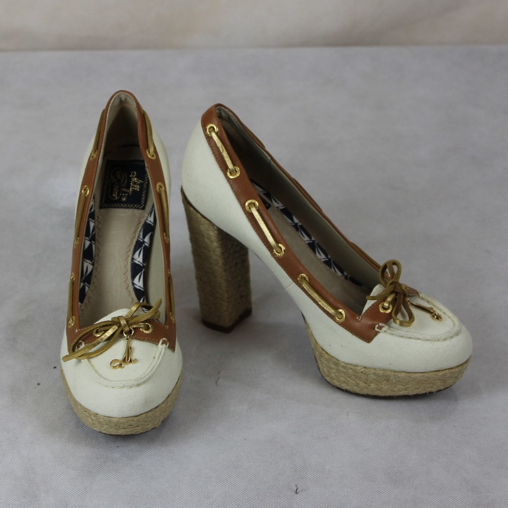 Milly for Sperry Top-sider Canvas Espadrille Heels